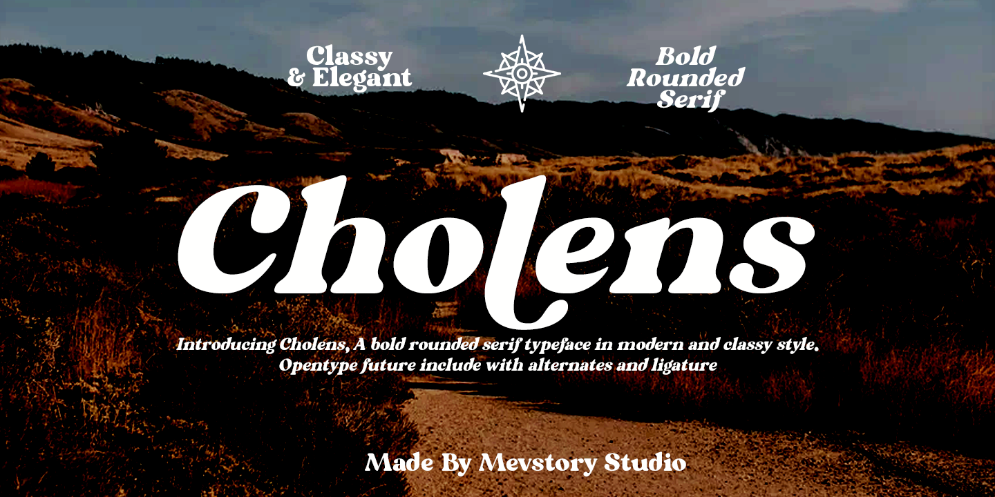 Cholens Font preview